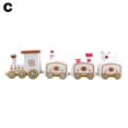 thumbnail image 1 of Decoración De Navidad Pequeño Tren Adornos Santa Claus Props Escena Regalo Para Niños Día E6H7, 1 of 4
