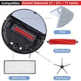 thumbnail image 4 of Accesorio de 16 piezas para Xiaomi Roborock S7 S7+ T7 T7plus T7splus Negro, 4 of 5