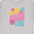thumbnail image 4 of Inktastic Nana and Pops Love Me Retro Flowered Girls Long Sleeve Toddler T-Shirt, 4 of 5
