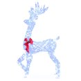 thumbnail image 2 of Costway Renne de Noël Pré-Éclairé de 5 Pieds avec 100 Lumières LED, Décoration de Vacances pour la Maison, 2 of 10