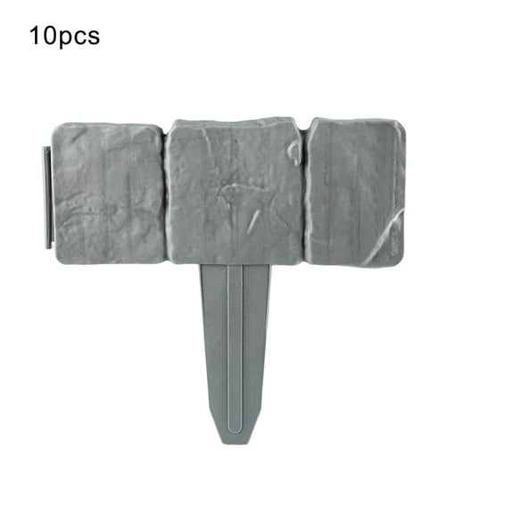 Plastic Fence Partition Fence Imitation Stone Outdoor Lawn Decoration Gardening