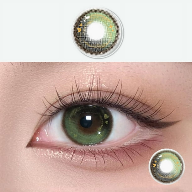 Lentillas de colores para miopia lentes de contacto naturales de alta calidad para estudiantes de belleza color gris uso anual Bodega Aurrera en linea