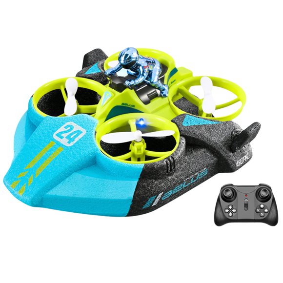 Jindong RC Boat Remote Contoal Drones Car Toys for Kids Age 8 24G Sea Land 4 Quadcopter Boat RC Helicopter Rechargeable Pool for Boys Girls