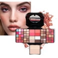 thumbnail image 1 of Multi Function Disk Beauty Eye Shadow Powder Blusher High Light Cosmetic Makeup Disk Queen Eye Shadow Plate Highly Pigmented Eye Makeup Eyeshadow Pallet Long Lasting, Makeup Eye Shadow, 1 of 9