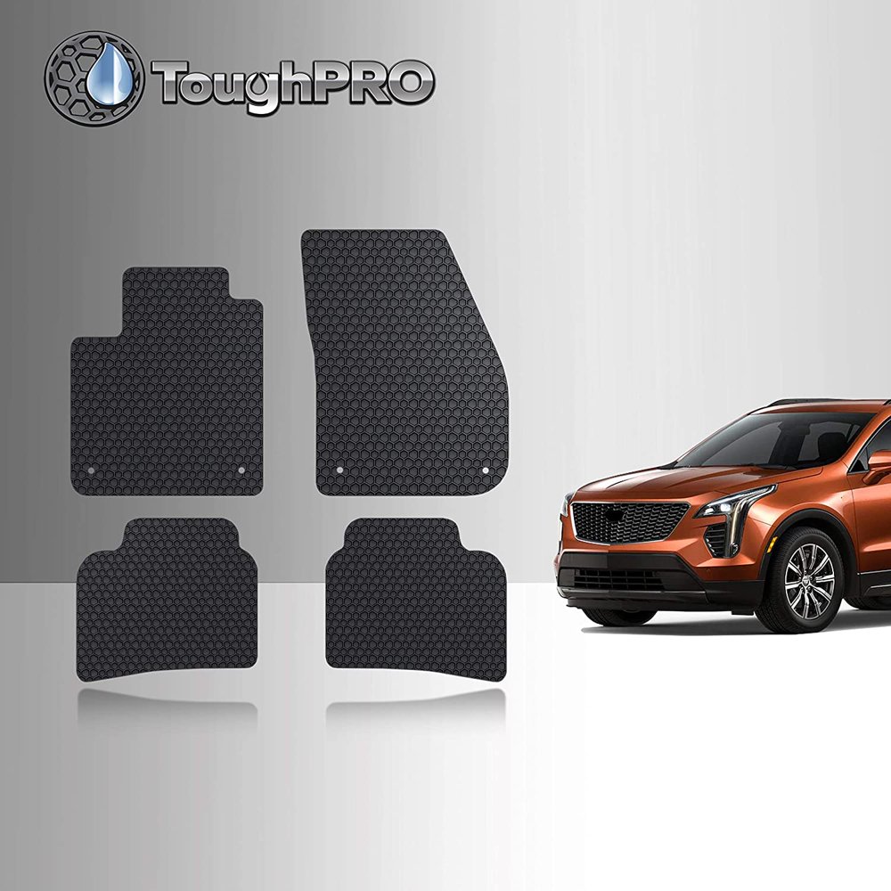TOUGHPRO Floor Mats Set (Front Row + 2nd Row) Compatible with Cadillac