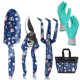 thumbnail image 1 of Juego de herramientas de jardín WORKPRO de aluminio resistente, 5 piezas con bolsa azul, 1 of 7