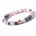 thumbnail image 3 of To My Mom Rose Quartz Bracelet,Mom Birthday Gift,Handmade Anxiety Bracelet for Women,Yoga Mediation Pink Beads Bracelet,Relaxation Healing Bracelet Gifts(Pink Zebra Jasper+Rose Quartz), 3 of 6