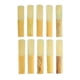 thumbnail image 1 of 10Pcs Saxophone Eb Clarinet Reeds Strength 2 Robust Professional Sax Eb Clarinet Reed Set Wood Color Number 2, 1 of 5