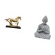 thumbnail image 5 of Figura de caballo,Figura coleccionable de caballo en miniatura,Adorno de caballo de resina,estatua de animal,decoración para el hogar,Estatua de mono,Estatua de Buda Mono para Interior y, 5 of 8