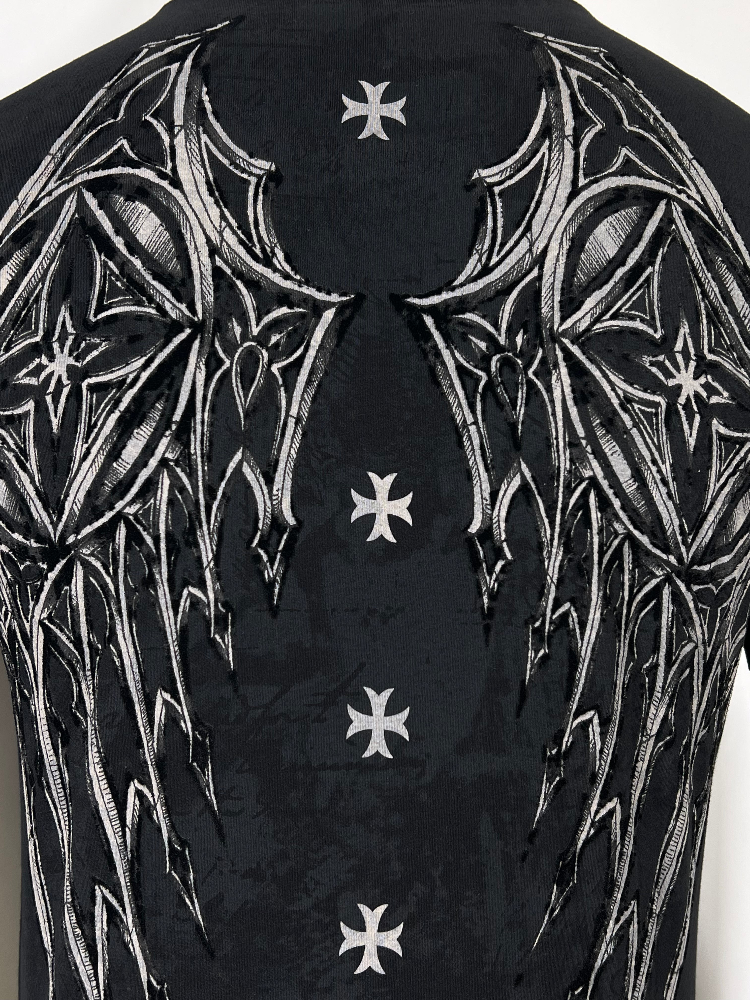 Xtreme Couture Archaic By Affliction Men's T-Shirt - Stone Ranger Y2K Full Print, Regular Fit