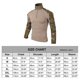 thumbnail image 2 of Camisa de Uniforme de Combate, Camisa de Combate de Manga Larga para Hombre (Camuflaje XXL), 2 of 6