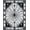 Black, Pattern 1, variant on ODIKA 4'x6' Machine Washable Non-Slip Area Rug, Midnight Macabre Bewitched Skull for Spooky Enthusiasts High Traffic Rug, Purple, 38141