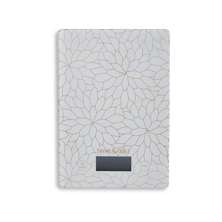 Thyme & Table Digital Kitchen Scale with Glass Top photo 1