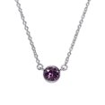 thumbnail image 2 of Pavilion Gift Company H2Z 16217 February Amethyst Birthstone Necklace with 18" Chain, 2 of 2