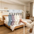 thumbnail image 4 of Portable Hanging Clothes Pegs, Foldable Travel Clothesline with 6 Clips for Socks & Underwear, 4 of 4