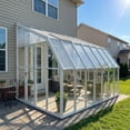 thumbnail image 2 of Palram - Canopia Sun Room 8' x 14' Polycarbonate Walk-In Greenhouse - White - with Roof Vent, 2 of 8