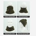 thumbnail image 4 of Polyester Protection Faciale Cyclisme Chauffe-Nuque Coupe-Vent Hiver Extérieur Moto 3-en-1 Multifonction Peluche Chapeau Protection Faciale Cyclisme, 4 of 8
