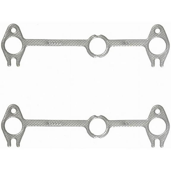 Exhaust Manifold Gasket Set - Compatible with 1982 - 1993 Chevy S10 2.8L V6 1983 1984 1985 1986 1987 1988 1989 1990 1991 1992