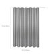 thumbnail image 3 of Gray Checkered Waterproof Shower Curtain Bathroom Decor Polyester Fabric With Hooks For Tub Wet Dry Separation, 3 of 6
