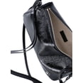 thumbnail image 4 of Courrèges Women's Black Three Sixty Nubuck Shoulder Bag Black, 4 of 5