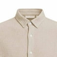 thumbnail image 6 of Wavsuf Mens polo Shirt for Men Summer Button polo T-Shirt Button T-Shirt Khaki Size 2XL, 6 of 7