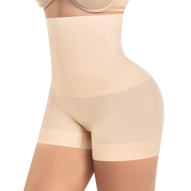 Pantalones cortos sin cordones Werena Seamless Shapewear Tummy Control Beige