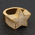 thumbnail image 6 of Star Punky Rappers Rings for Men Luxury Shiny Rings Iced out Big Hip Hop Cubic Zirconia Men Rings, 6 of 9
