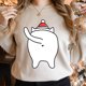 thumbnail image 2 of Sudadera navideña para mujer, suéter de otoño con animales de dibujos animados, regalo para amantes de los gatos, sudaderas con capucha informales de moda navideña, ropa para niñas, 2 of 5