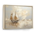thumbnail image 2 of Designart "Maritime Adventure" Sailing Floater Framed Wall Art Prints, 2 of 5