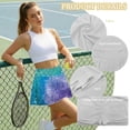 thumbnail image 6 of Xoenoiee Mermaid Scales Star Print Women's Tennis Golf Skirts Pleated High Waisted Athletic Skorts with Pockets Inner Shorts for Sports Running Pickleball, XL, 6 of 6