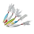thumbnail image 2 of Cebo de Placa de Hierro 5 Unids/set 10g Resistencia a la Corrosión Señuelo de Pesca Duro de Forma Larga con Púas para Pescadores de Pesca ANGGREK Otros, 2 of 8