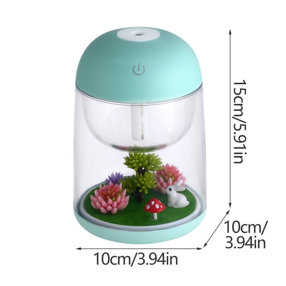 Veilleuse pour Bébé, Câble Usb vers Usb Humidificateur de Paysages de Plantes Simulés, Purificateur de Gaz Usb Veilleuse Colorée Humidificateur Veilleuse Led, Humidificateur pour Plantes, Veilleuses pour Chambre