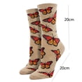 thumbnail image 3 of TIEVOSA Print Socks for Women Girls Butterfly Print Colorful Pattern Novelty Cute, 3 of 4