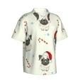 thumbnail image 2 of Haiem Christmas Pug Dog Men'S Pajama Pants Ultra Lightweight Pjs Bottoms Sleepwear Bottom Pants With Pocket Drawstring-Large, 2 of 9