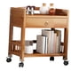 thumbnail image 5 of Gabinete de almacenamiento de esquina con estantes de bambú, mueble de almacenamiento resistente de 2 niveles 50cmx30cmx55cm, 5 of 9
