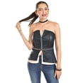 thumbnail image 1 of Corset strapless con detalles metalicos Roman Fashion/ Juvenil, 941 (Negro) negro CH, 1 of 7