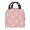 Bunny, variant on White Alpaca Pattern Lunch Bag Thick Aluminum Foil Tote Cooler Bag for Women Office Picnic Gift