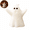 D, variant on Halloween Ghost Candle, Wax 3.35 In Spooky Decorative Figurine Candle For Party Tabletop Centerpiece Home Decor, Style C