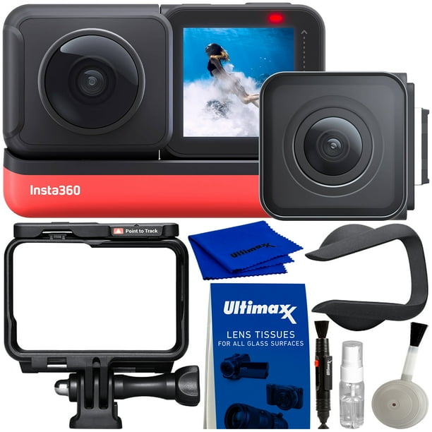 Insta360 One R Twin Edition Action Camera And 360 System With Deluxe Equipment Maintenance Kit Includes