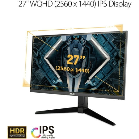 ASUS - TUF Gaming VG27AQL1A 27" LCD Widescreen Adaptive Sync Gaming Monitor (HDMI, DisplayPort) - Black