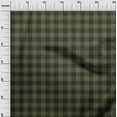 thumbnail image 2 of oneOone Tissu Polyester Lycra Vert Olive Tissu à Carreaux Vichy Matière de Robe Tissu Imprimé Tissu au Mètre 56 Pouces de Large, 2 of 4