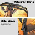 thumbnail image 4 of Deer Digital Storage Bag Pouch, Hard Drive Bag, Laptop Cord Organizer, Cable Organizer, Oxford Fabric Waterproof Electronics Travel Case - 5.9x9.44x3.14 in., 4 of 6