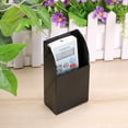 thumbnail image 4 of Wall Mount Remote Control Holder Clear Acrylic Media Organizer Storage Box Coffee Table and Nightstand Convenient Remote Control (Black, One Compartment), 4 of 7