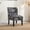 Black, variant on Polyester Blend Fabric Accent Chair / Adaptable to Different Home Environments