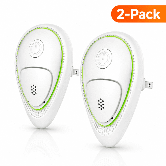 Portable Air Purifier for Allergies and Pets, Ionic Air Ionizer with Electrostatic Purification for Mold, Smoke and Odors, Small Room Plug-in Air Deodorizer for Nursery, Office and Travel