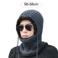 thumbnail image 6 of Yirtree Mens Winter Beanie Hat Scarf Set Warm Fleece Lined Knit Ski Hats Slouchy Skull Cap for Unisex Gift, 6 of 8