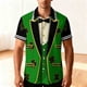 thumbnail image 1 of Ceisia St. Patrick's Day Men's Unisex Hawaiian Shirt | Summer Beach Casual Short Sleeve Button Down Gift Printed Top, 1 of 9