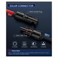 thumbnail image 2 of Divisor de Cable de Extensión de Conector de Panel Solar 4 en 1 para Conector Anderson Adaptador de CC Enchufe de Alimentación Conector Hembra, 2 of 5