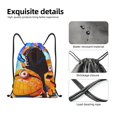 thumbnail image 4 of Pofeuu Minions for Water-Resistant 210D Drawstring Bag Compact Foldable Design Gym Yoga Travel Essentials Lightweight Carryall-Medium, 4 of 6