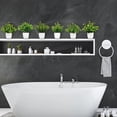 thumbnail image 2 of Small Fake Plant Flowerpot Artificial Plastic Eucalyptus Plant Wheat Grass Shrub Plant Indoor Desk Coffee Table Bathroom Bedroom Home Decoration (6), 2 of 7